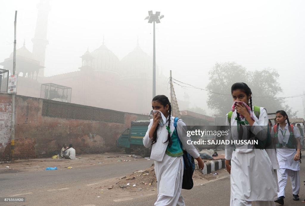 TOPSHOT-INDIA-ENVIRONMENT-POLLUTION-SMOG