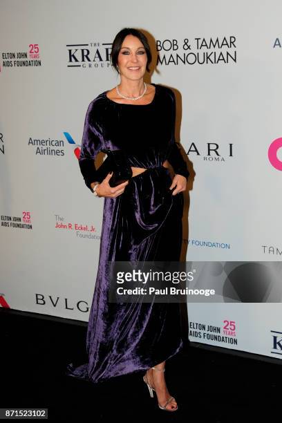 Tamara Mellon attends the Elton John AIDS Foundation Commemorates Its 25th Year And Honors Founder Sir Elton John During New York Fall Gala -...