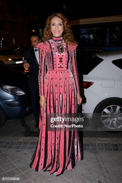 The actress Marisa Berenson attends the awards XV Edition of LOS PRIX DE LA MODA MARIE CLAIRE in Madrid. November 7, 2017