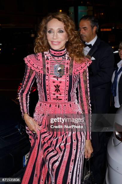 The actress Marisa Berenson attends the awards XV Edition of LOS PRIX DE LA MODA MARIE CLAIRE in Madrid. November 7, 2017