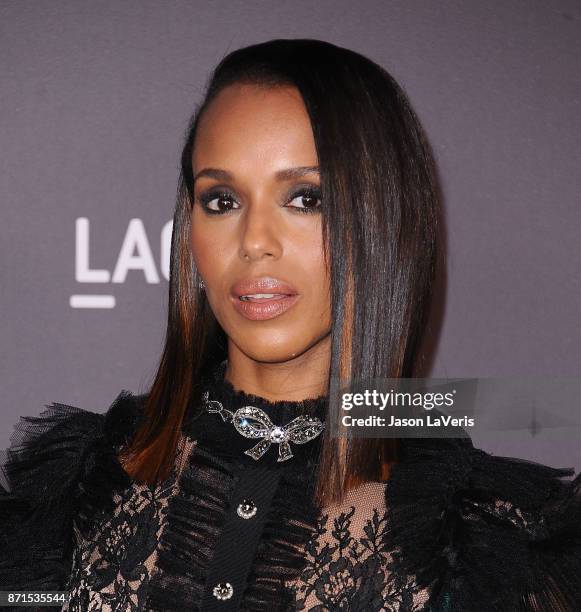 Actress Kerry Washington attends the 2017 LACMA Art + Film gala at LACMA on November 4, 2017 in Los Angeles, California.