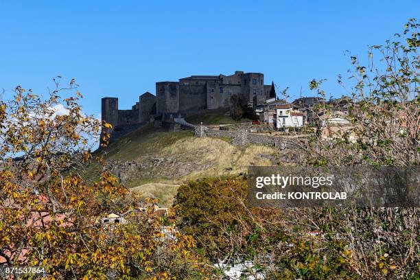 A view of the castle Melfi, southern Italy, Basilicata region.