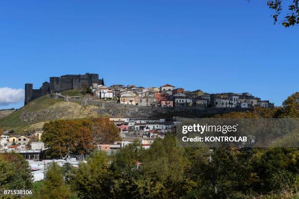 A view panoramic Melfi, southern Italy, Basilicata region.