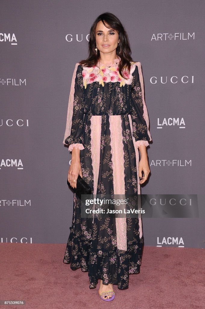 Actress Mia Maestro attends the 2017 LACMA Art + Film gala at LACMA ...