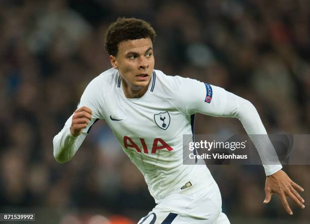 Dele Ali of Tottenham Hotspur during the UEFA Champions League group H match between Tottenham Hotspur and Real Madrid at Wembley Stadium on November...