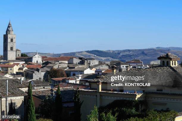 Panoramic view, in Melfi city, southern Italy, Basilicata region.