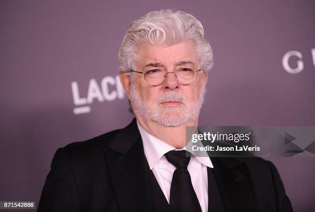 Director George Lucas attends the 2017 LACMA Art + Film gala at LACMA on November 4, 2017 in Los Angeles, California.