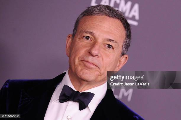 Bob Iger attends the 2017 LACMA Art + Film gala at LACMA on November 4, 2017 in Los Angeles, California.