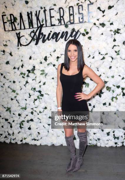 Scheana Marie at Ariana Madix & Frankie Rose Cosmetics holiday launch at COD Restaurant on November 7, 2017 in Los Angeles, California.