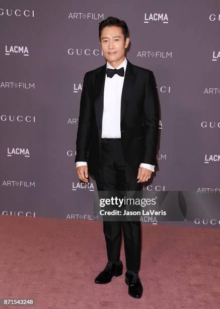 Actor Lee Byung-hun attends the 2017 LACMA Art + Film gala at LACMA on November 4, 2017 in Los Angeles, California.