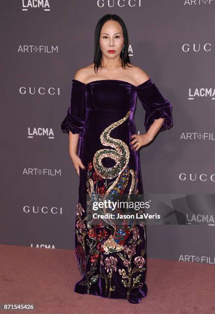 Eva Chow attends the 2017 LACMA Art + Film gala at LACMA on November 4, 2017 in Los Angeles, California.