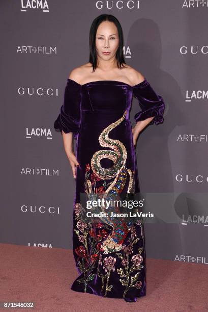 Eva Chow attends the 2017 LACMA Art + Film gala at LACMA on November 4, 2017 in Los Angeles, California.