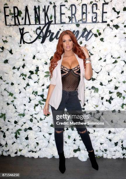 Sophia Pierson at Ariana Madix & Frankie Rose Cosmetics holiday launch at COD Restaurant on November 7, 2017 in Los Angeles, California.