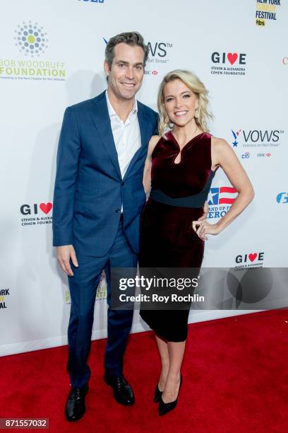 Douglas Brunt and Megyn Kelly attend the 11th Annual Stand Up for Heroes at The Theater at Madison Square Garden on November 7, 2017 in New York City.