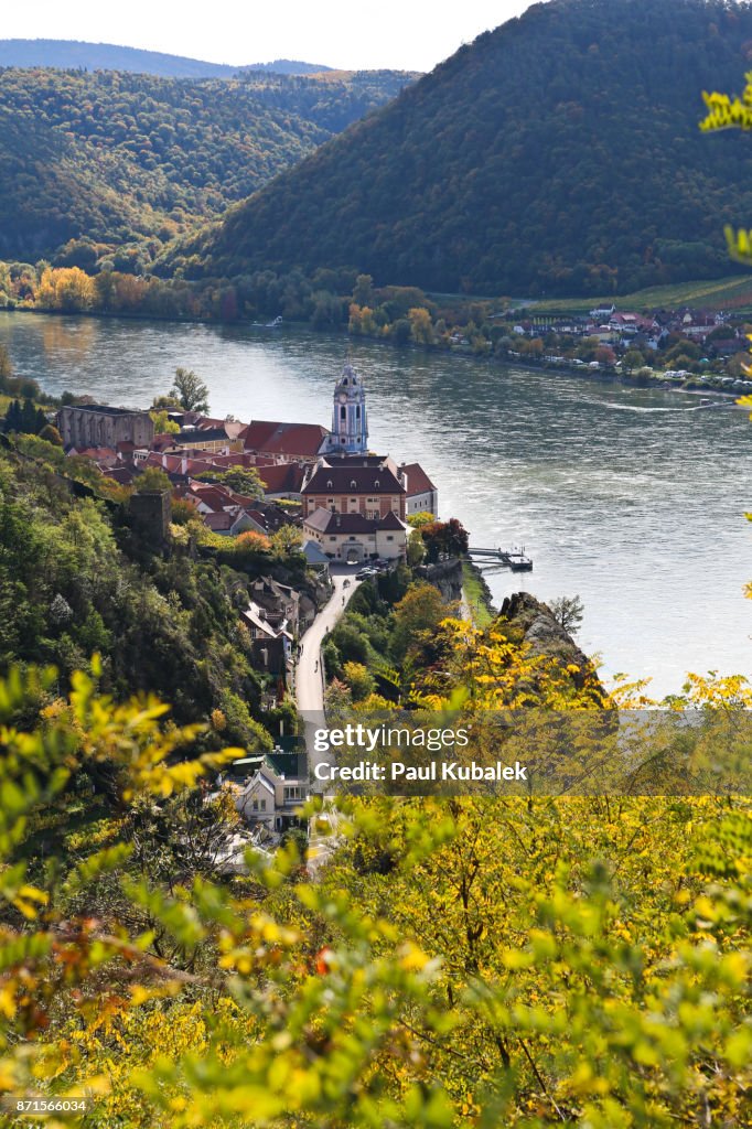 Dürnstein in the Wachau valley along the Danube