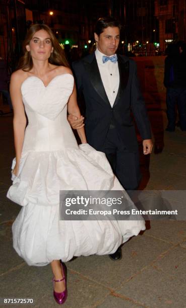 Francisco Rivera and Lourdes Montes attend the XV Marie Claire Prix de la Moda Awards at Florida Retiro on November 7, 2017 in Madrid, Spain.