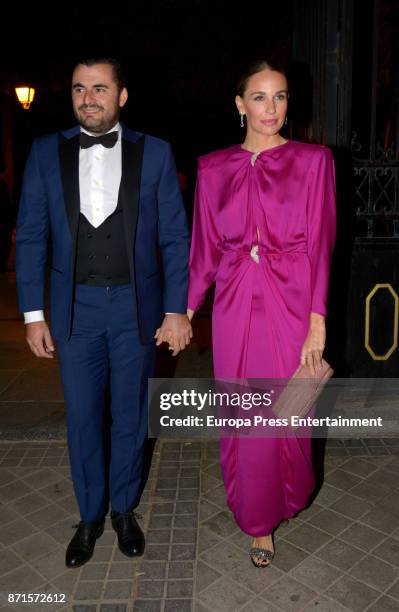 Emiliano Suarez and Carola Baleztena attend the XV Marie Claire Prix de la Moda Awards at Florida Retiro on November 7, 2017 in Madrid, Spain.