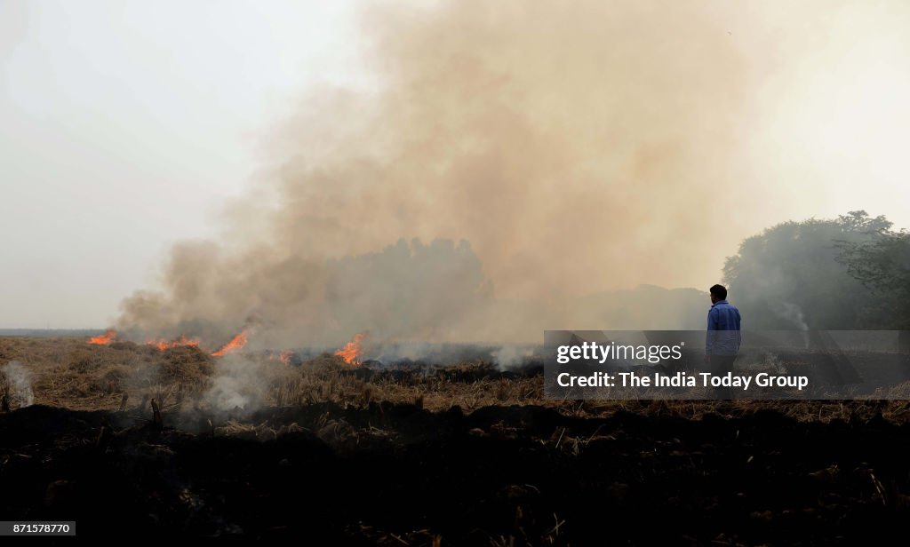Heavy Pollution from burning crops