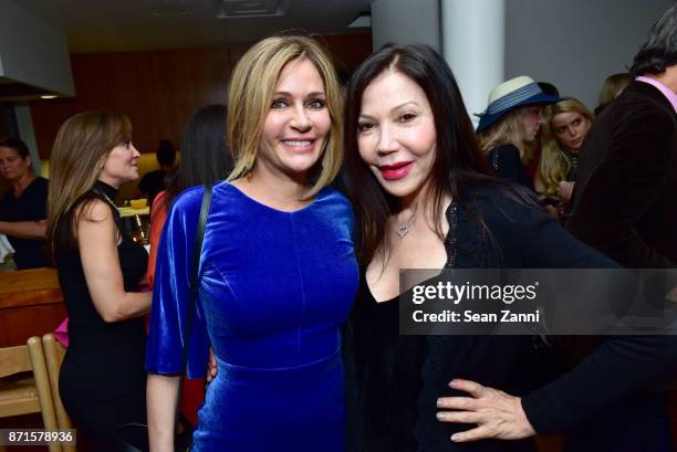 Leesa Rowland and Jane Scher attend AVENUE and Scenic Cruises Celebration of the 35th Anniversary of the Women's Committee of the Central Park...