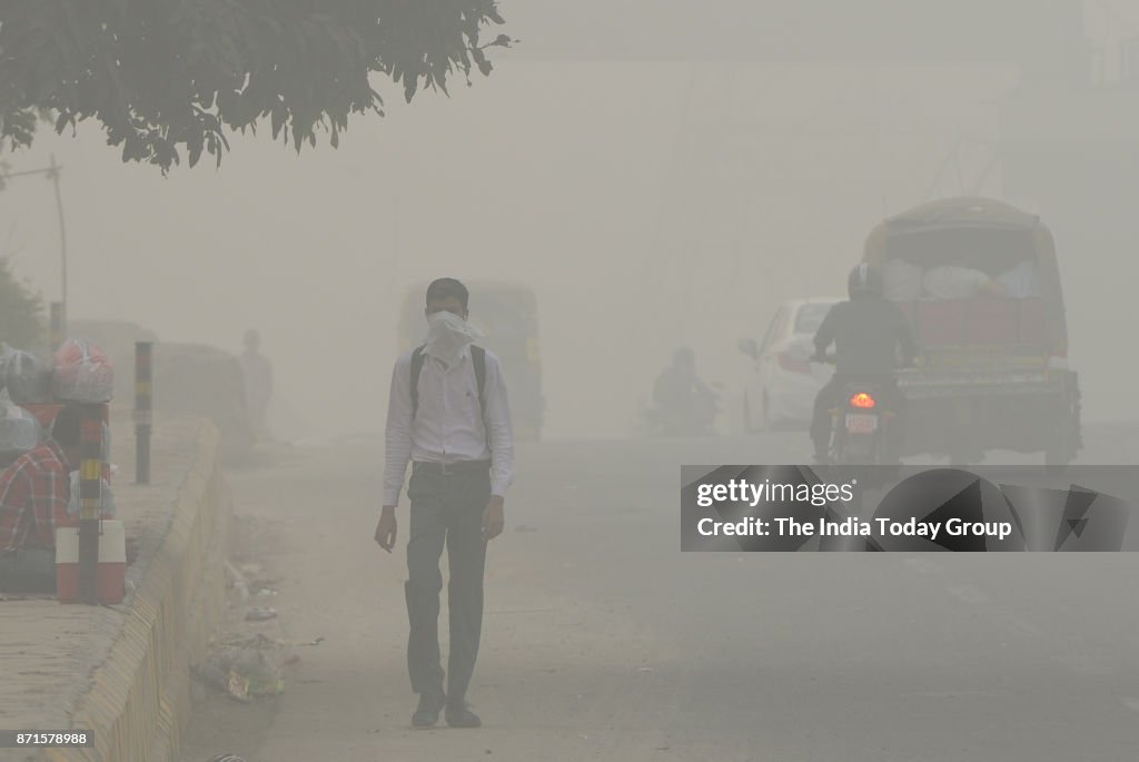 Smog in Delhi