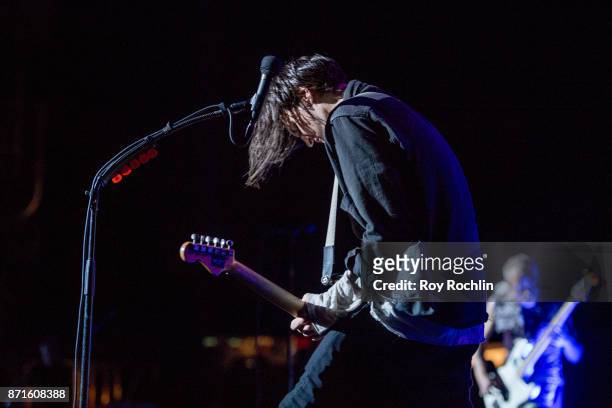 Josh Klinghoffer of Red Hot Chili Peppers as they perform on stage during the 11th Annual Stand Up for Heroes at The Theater at Madison Square Garden...