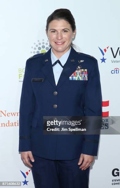 Lieutenant colonel Abigail Frander attends the 11th Annual Stand Up for Heroes at The Theater at Madison Square Garden on November 7, 2017 in New...