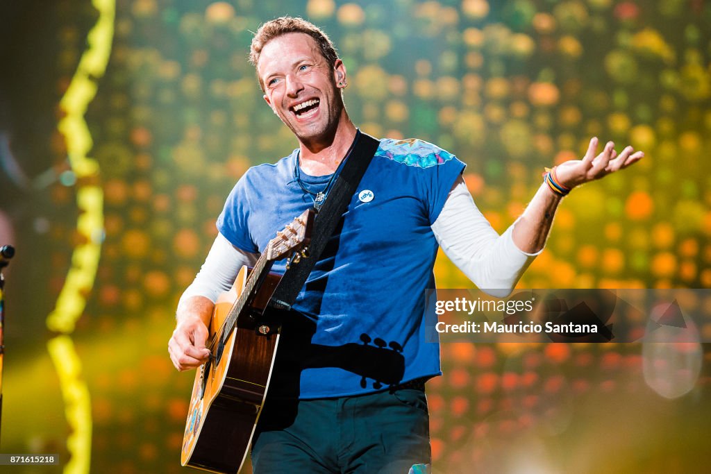 Coldplay Performs At Allianz Parque