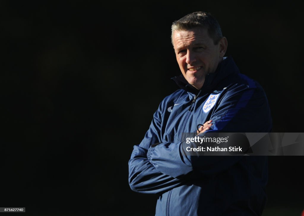 England U21's Training Session