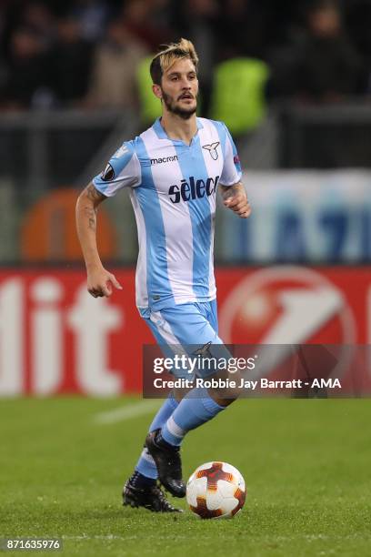 Luis Alberto of Lazio during the UEFA Europa League group K match between Lazio Roma and OGC Nice at Stadio Olimpico on November 2, 2017 in Rome,...