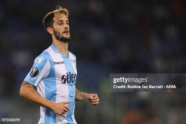 Luis Alberto of Lazio during the UEFA Europa League group K match between Lazio Roma and OGC Nice at Stadio Olimpico on November 2, 2017 in Rome,...