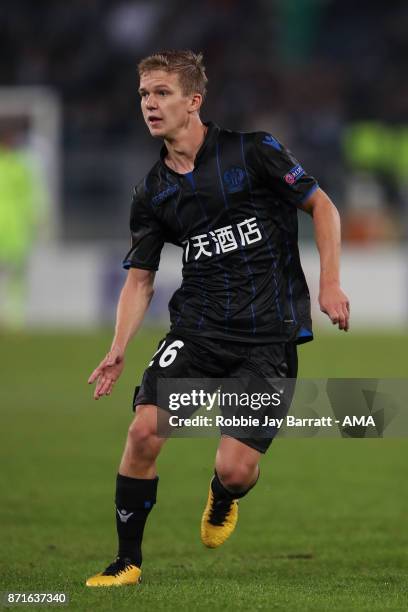 Vincent Koziello of Nice during the UEFA Europa League group K match between Lazio Roma and OGC Nice at Stadio Olimpico on November 2, 2017 in Rome,...