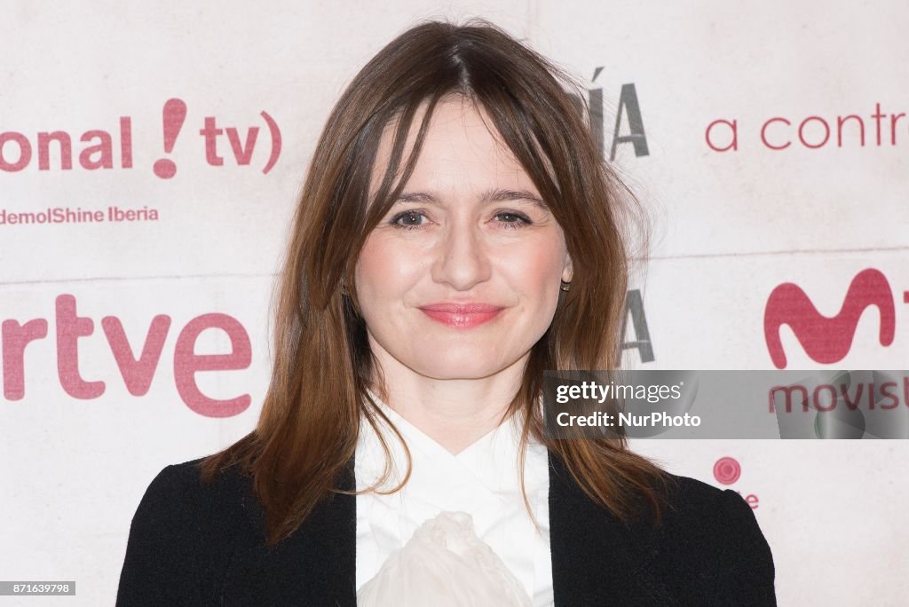 Emily Mortimer attends 'The Bookshop' Movie photocall in Madrid on