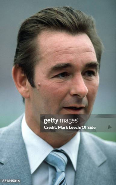 September 1980 Nottingham : Football League Division One : Nottingham Forest v Leicester City : Forest manager Brian Clough