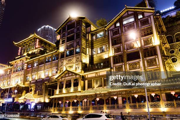 china, chongqing, hongyadong, - chongqing hongyadong stock pictures, royalty-free photos & images