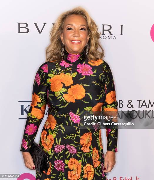 Denise Eisenberg Rich attends as the Elton John AIDS Foundation commemorates its 25th year and honors founder Sir Elton John during the New York Fall...