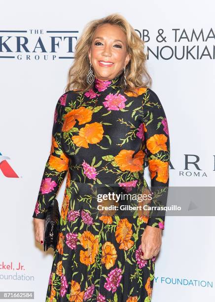 Denise Eisenberg Rich attends Elton John AIDS Foundation Commemorates Its 25th Year And Honors Founder Sir Elton John During New York Fall Gala at...