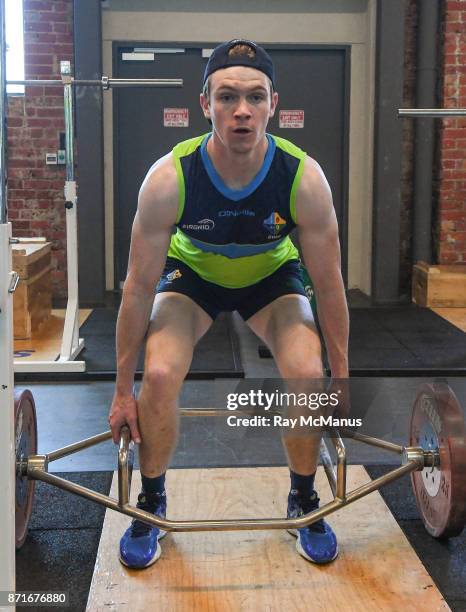 Melbourne , Australia - 8 November 2017; Kevin Feely during an Ireland International Rules gym session at Lakeside Stadium, Albert Park, Melbourne,...