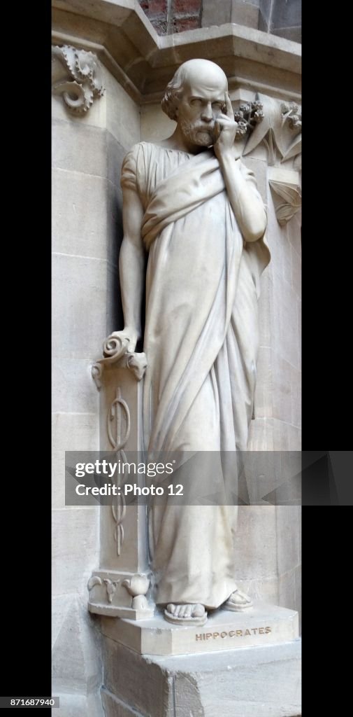 Statue of Hippocrates of Kos.