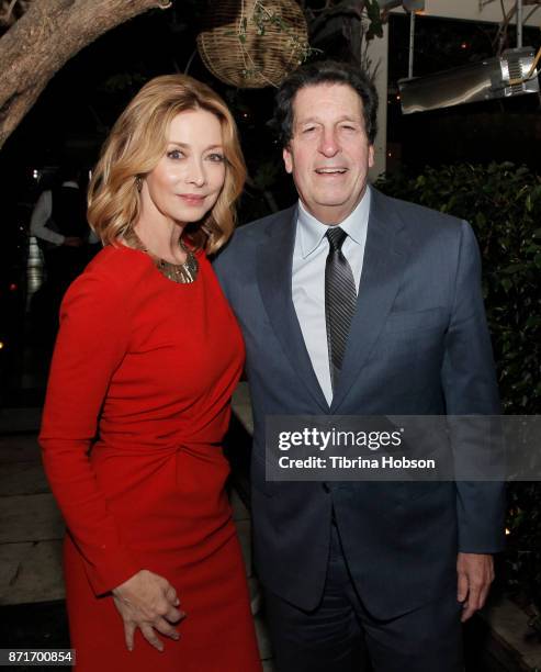 Sharon Lawrence and Peter Roth attend the taping of 'Queen Sugar After-Show' after party on November 7, 2017 in Los Angeles, California.