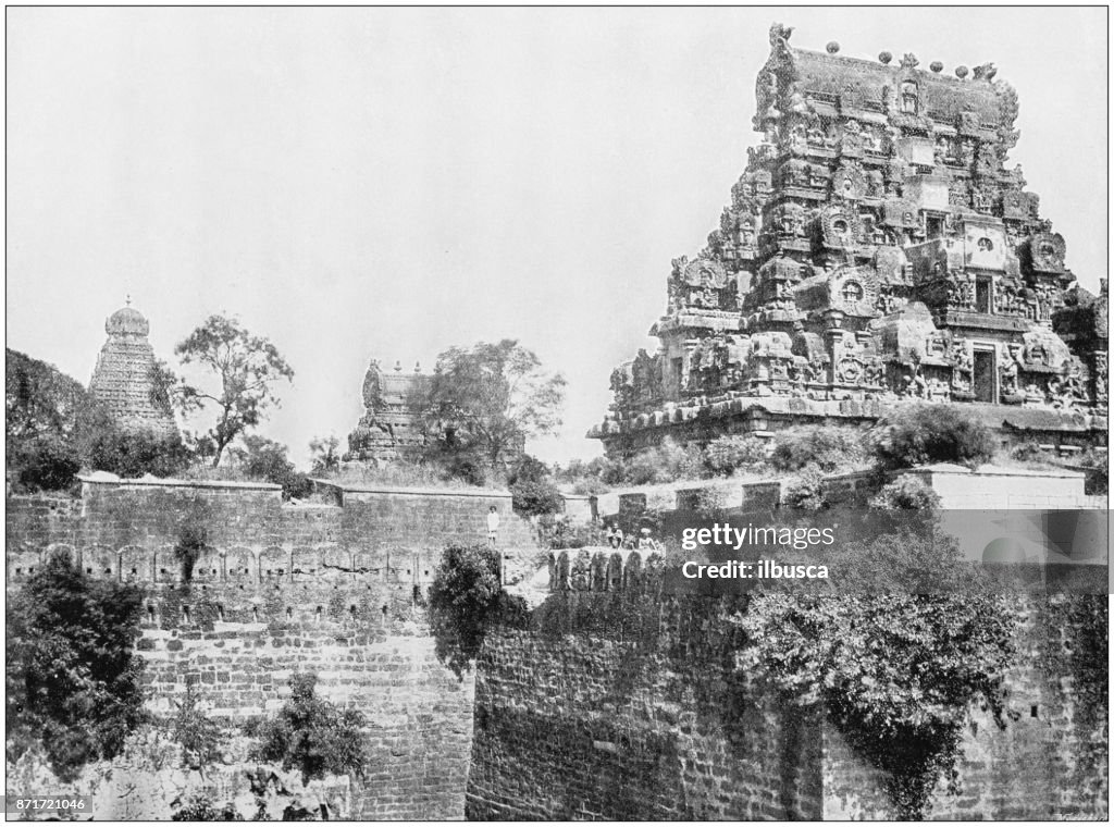 Fotografía antigua de sitios famosos del mundo: Tanjore