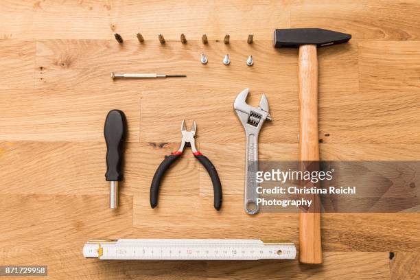 knolling tools - knolling tools stock pictures, royalty-free photos & images