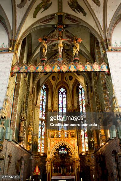 iglesia principal de zwolle - zwolle fotografías e imágenes de stock