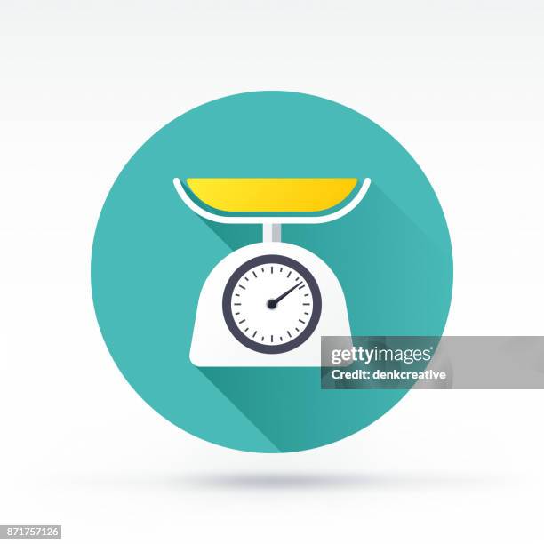 weight scale icon - kitchen scale stock illustrations