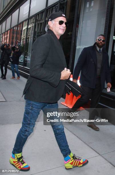 Chad Smith is seen on November 08, 2017 in New York City.
