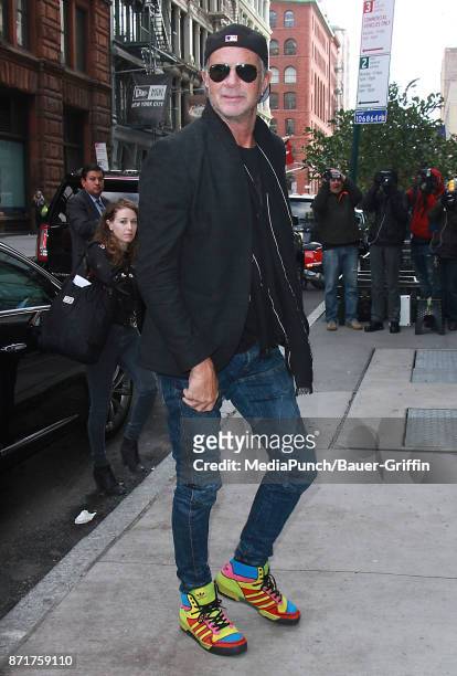 Chad Smith is seen on November 08, 2017 in New York City.