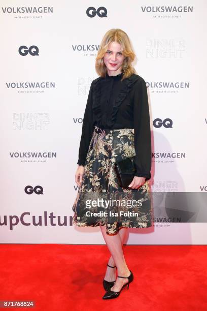 Rike Schmid attends the Volkswagen Dinner Night prior to the GQ Men of the Year Award 2017 on November 8, 2017 in Berlin, Germany.