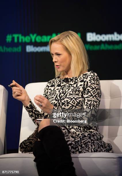 Margaret Hoover, president of the American Unity Fund, speaks during the Bloomberg Year Ahead Conference in New York, U.S., on Wednesday, Nov. 8,...