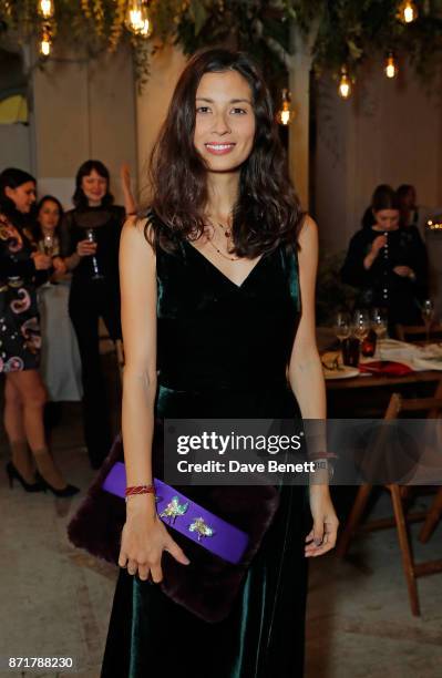Jasmine Hemsley attends the launch dinner of Label/Mix co-hosted by Laura Jackson at Somerset House on November 8, 2017 in London, England.