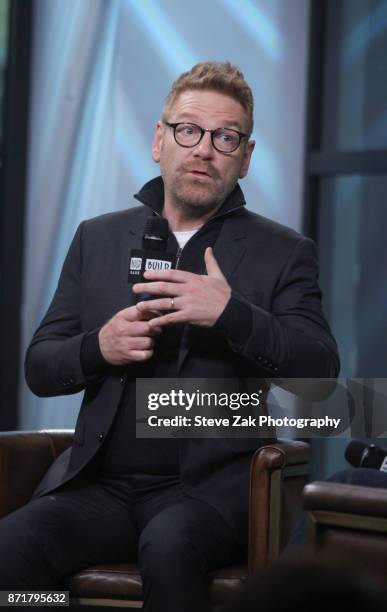 Actor/Director Kenneth Branagh attends Build Series to discuss "Murder on the Orient Express" at Build Studio on November 8, 2017 in New York City.