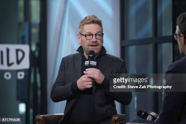 Actor/Director Kenneth Branagh attends Build Series to discuss "Murder on the Orient Express" at Build Studio on November 8, 2017 in New York City.